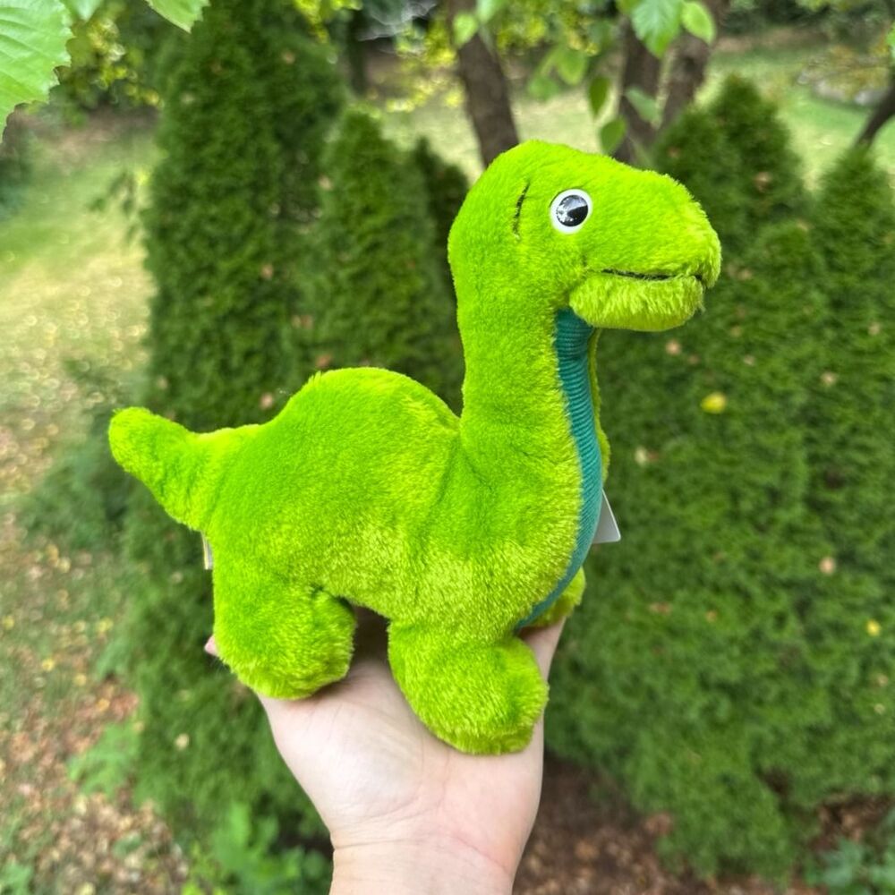 Dakin Fun Farm Green Blue Brontosaurus Dinosaur Vintage 1986